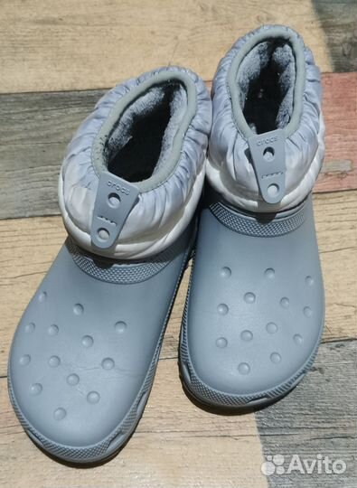 Crocs дутики зимние w7 37p