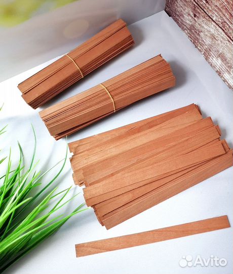 Фитили деревянные для свечей