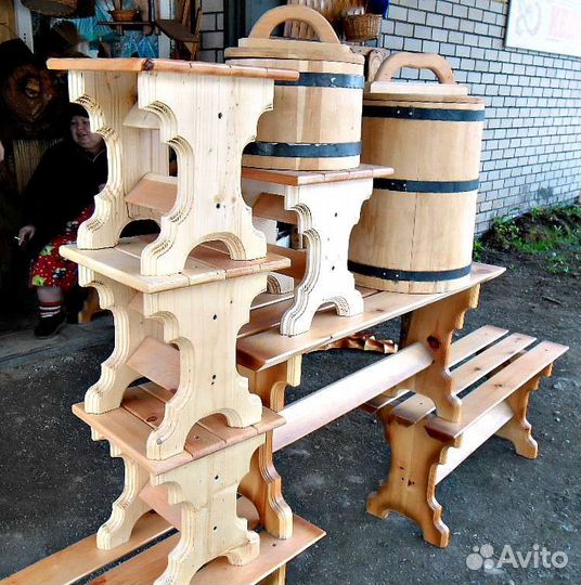 Изделия из кедра и бересты