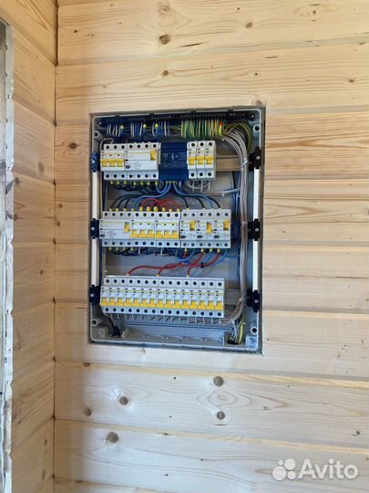 Электрика в каркасных домах под ключ