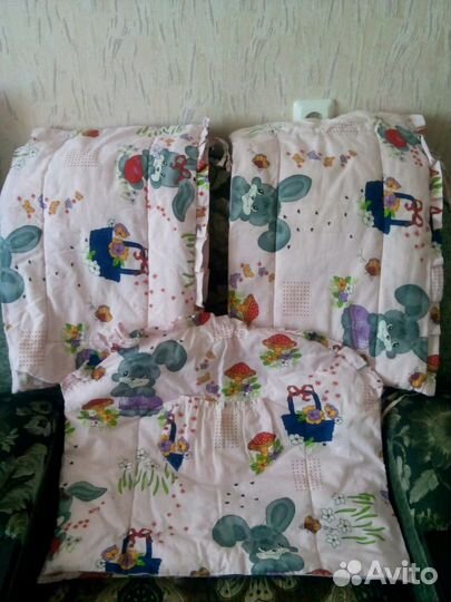 Бортики на детскую кроватку