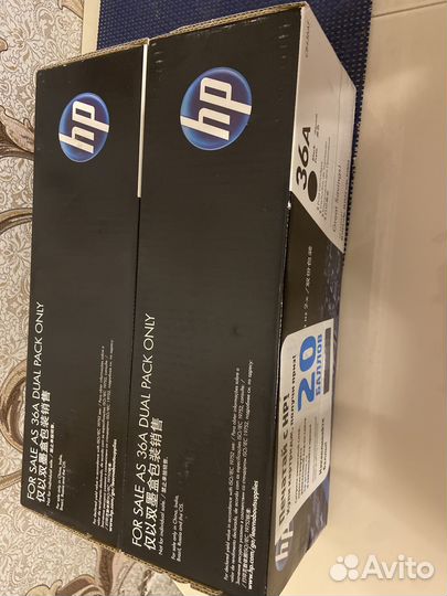 Картридж hp 36 A оригинал