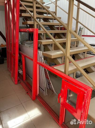 Входная группа из теплого алюминия европласт