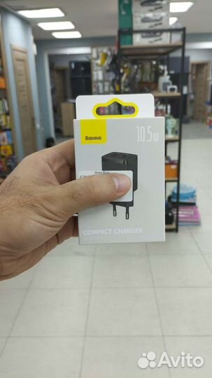 Сзу Baseus 2USB 10.5W Compact Charger