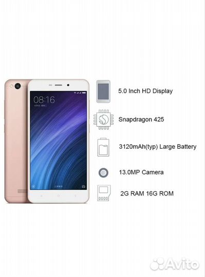 Новый Xiaomi redmi 4a