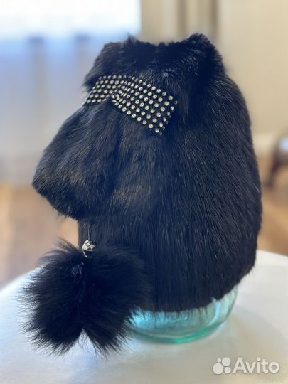 Шапка норковая женская