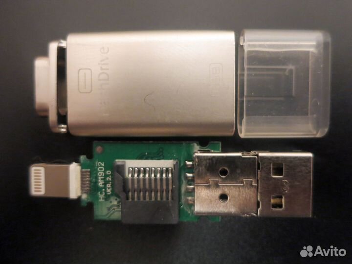 USB адаптер без Micro SD карты до 256Gb, 3 разъёма