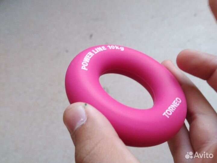 Эспандер 10 кг torneo розовый