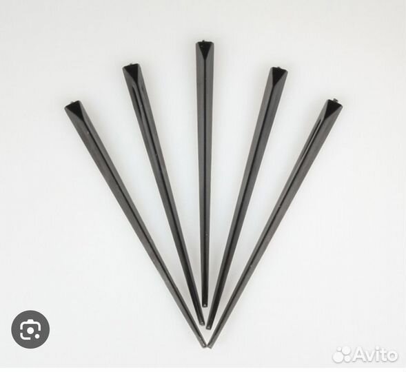 Шпажки для канапе призма черные 500 штук