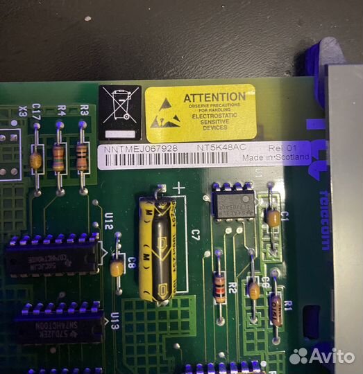 Nortel NT5K48AC плата приемника/передатчика dtmf