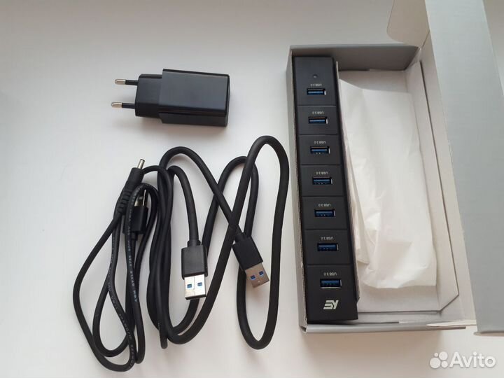 Usb разветвитель keyron (h728) с питанием. Usb hub