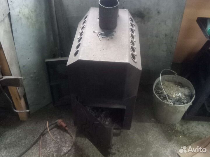 Печка буржуйка на дровах
