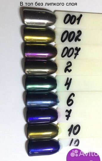 Втирка, пигмент для дизайна ногтей