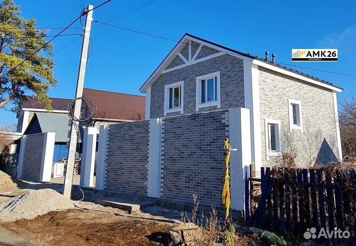 Гибкий кирпич, декоративное покрытие амк, микс 200