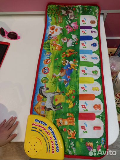 Детский музыкальный игровой коврик