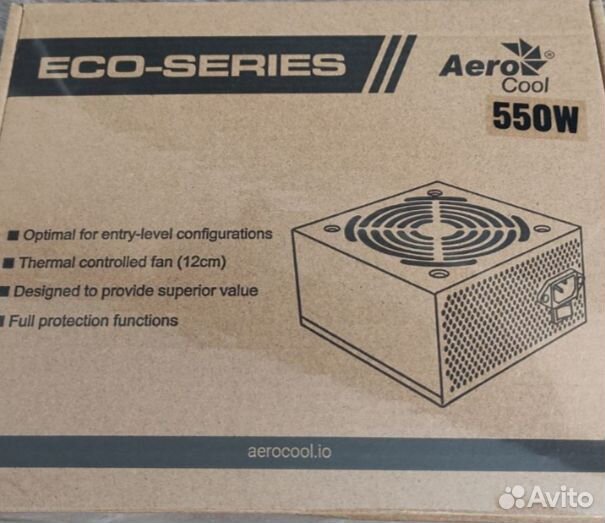 Блок питания AeroCool ECO 550W