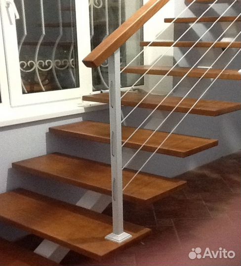 Сварной Каркас Лестницы под Обшивку на Дачу