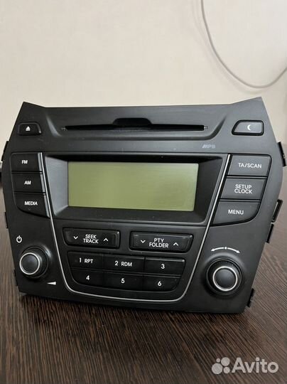 Штатная магнитола на hyundai santa fe 3