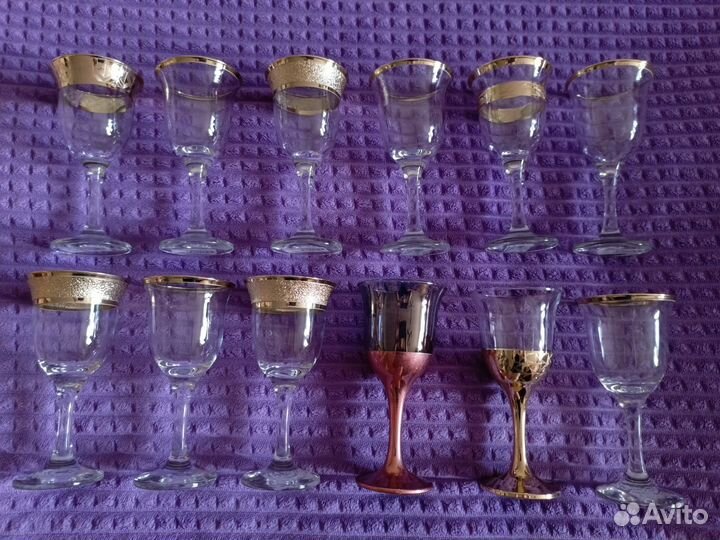 Бокалы для вина 12 шт новые, набор