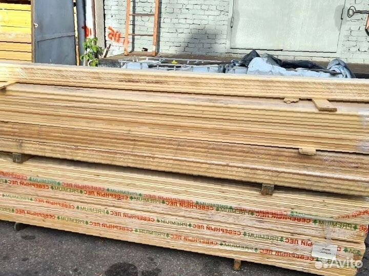 Щит мебельный лиственница срощенный 40х800х2500 мм