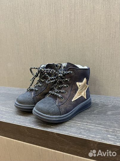 Ботинки на девочку 21 размер
