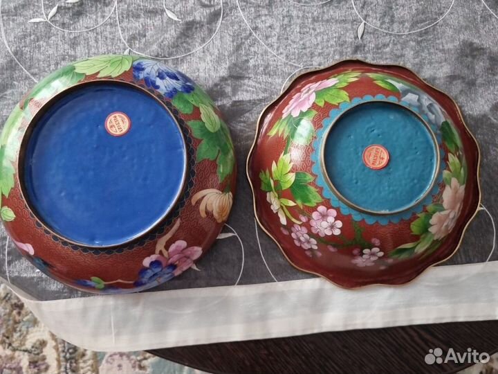 Клуазоне большая чаша для конфект