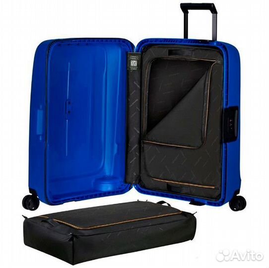 Чемодан Samsonite Essens 69 см, 88 л, синий