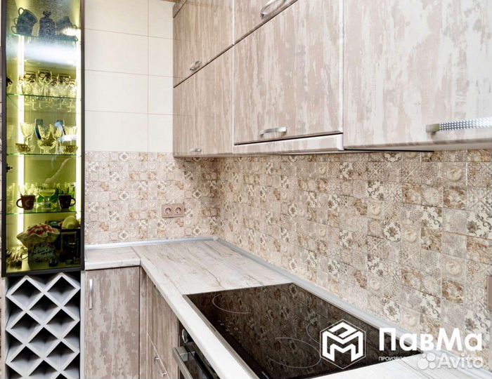 Кухонные гарнитуры Лофт в глянце 34