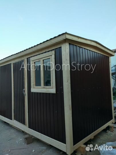 Бытовка деревянная утепленная с электрикой