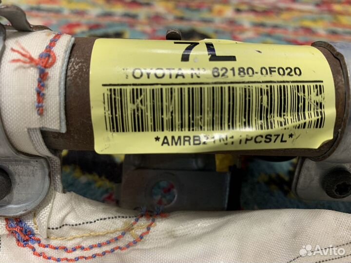 Подушка безопасности (шторка) левая Toyota Verso