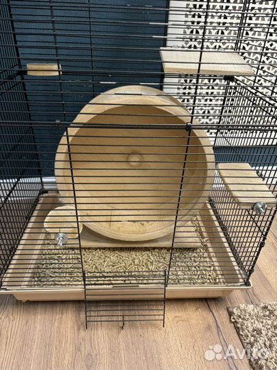 Клетка для грызунов шиншилл, дегу, хорьков