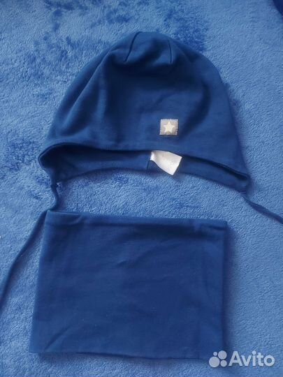 Комплект шапка и снуд для мальчика