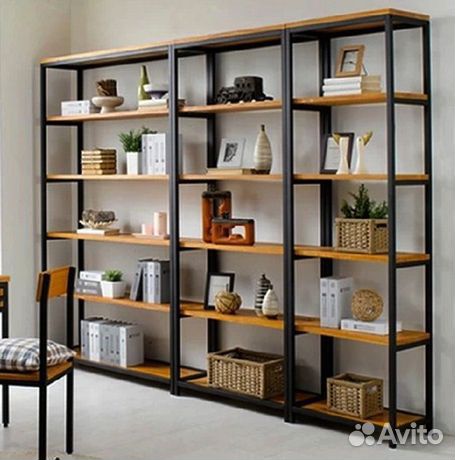 Стеллажные конструкции лофт