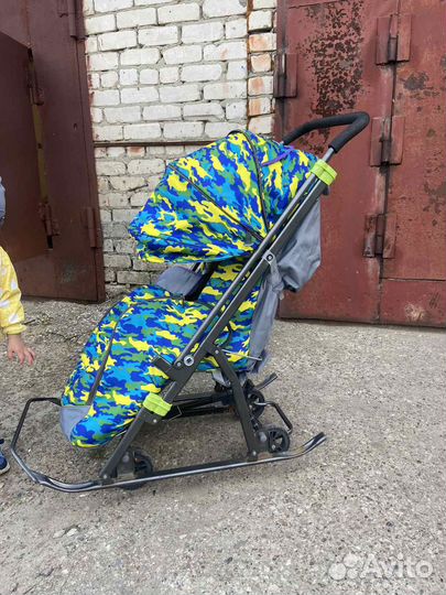 Санки-коляска Galaxy Kids 3-1