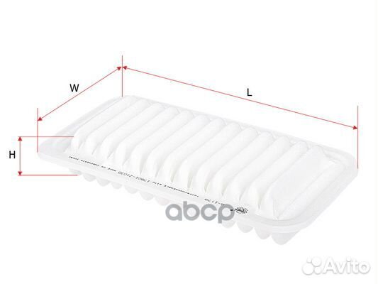 Фильтр воздушный A1178 Sakura