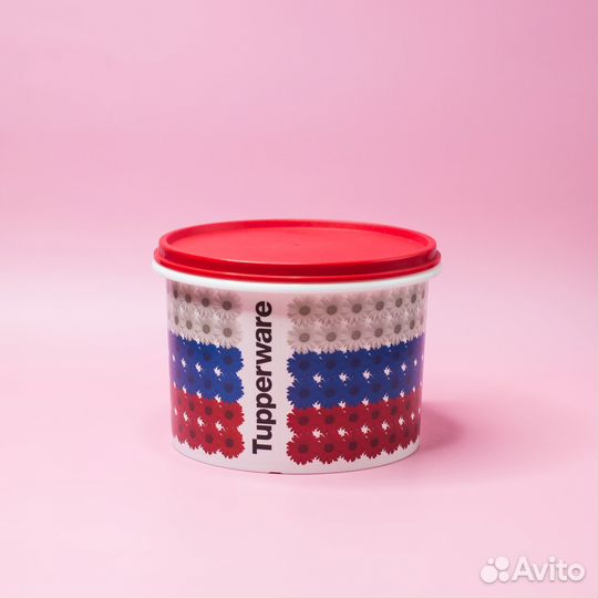 Контейнер с плотной крышкой 2,1 литра круглый