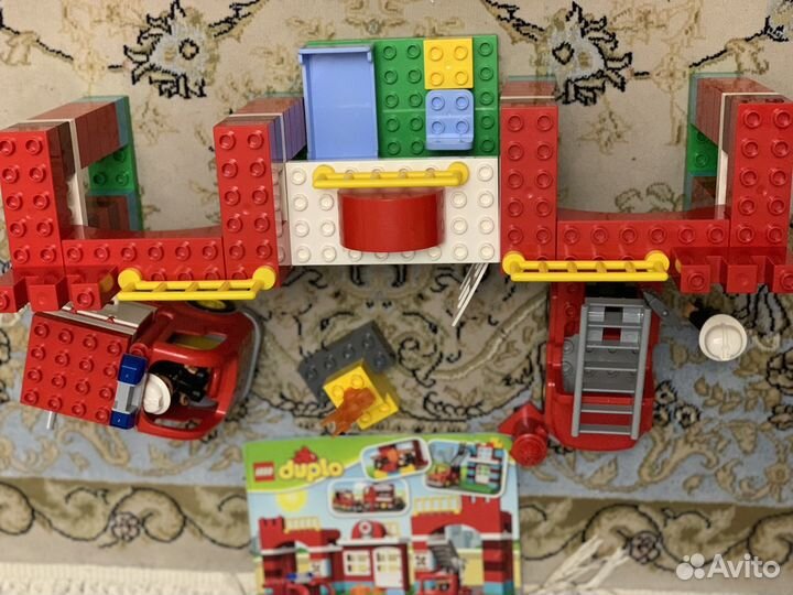 Lego duplo пожарная часть