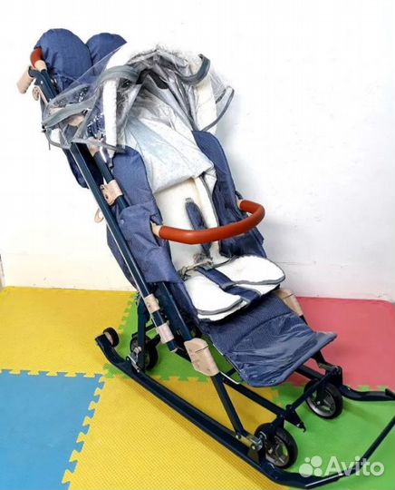 Санки коляска «Ника Детям 7-8»