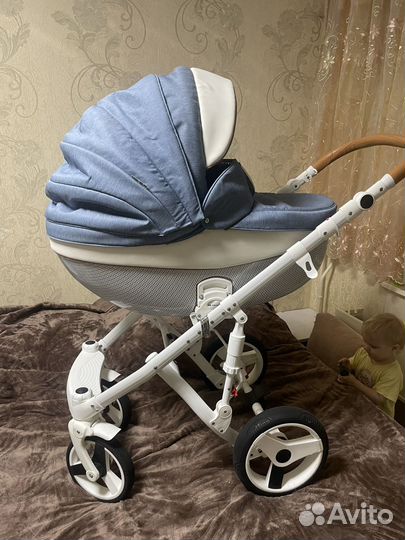 Коляска Adamex 3 в 1 Carbon Monte