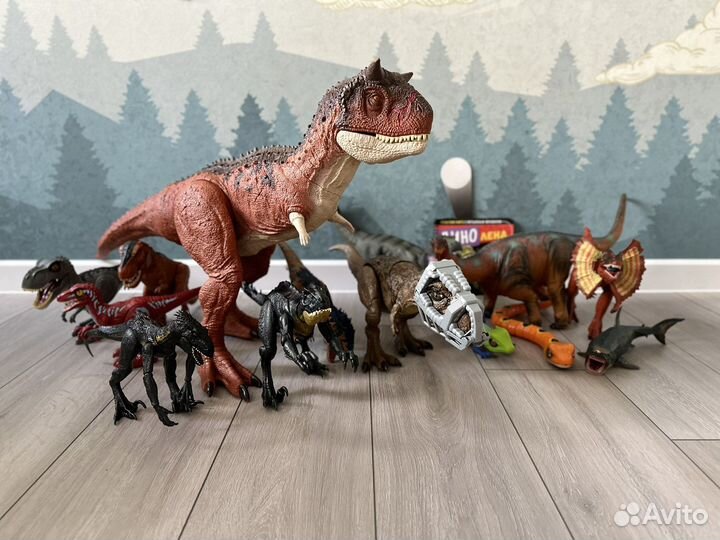 Коллекция динозавров парк юрского периода