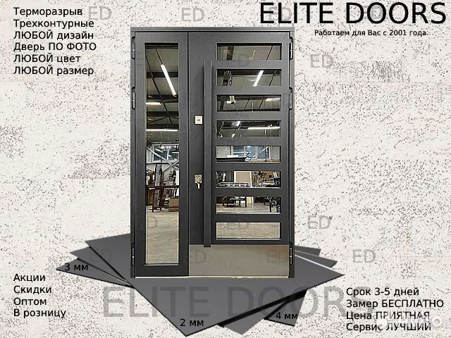 Входная дверь максимальное остекление