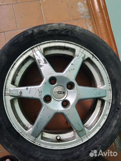 Литье диски r15 4x100 с резиной бу