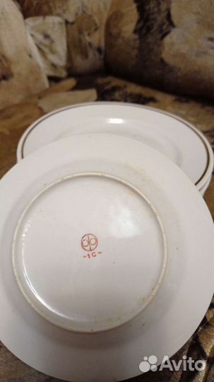 Тарелки фарфоровые СССР