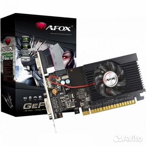 Видеокарта Afox GT710 2GB DDR3 64bit DVI hdmi VGA