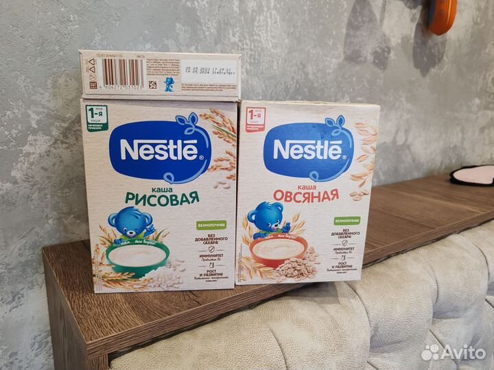 Детские каши безмолочные nestle