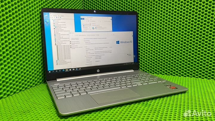 Ноутбук hp 15s-eq2021ur 8 ядер / 16гб