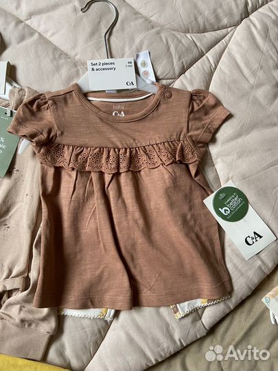 Одеждв для девочки 50 56 62 68 74