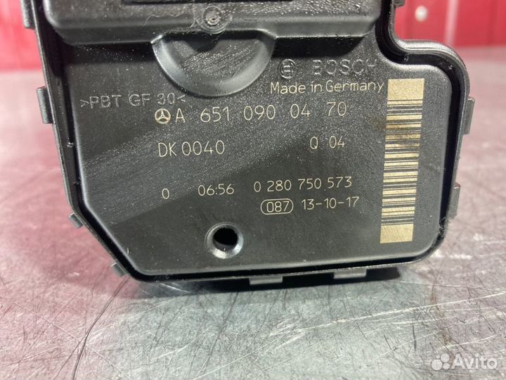 Заслонка дроссельная Mercedes C-Class W204 OM651