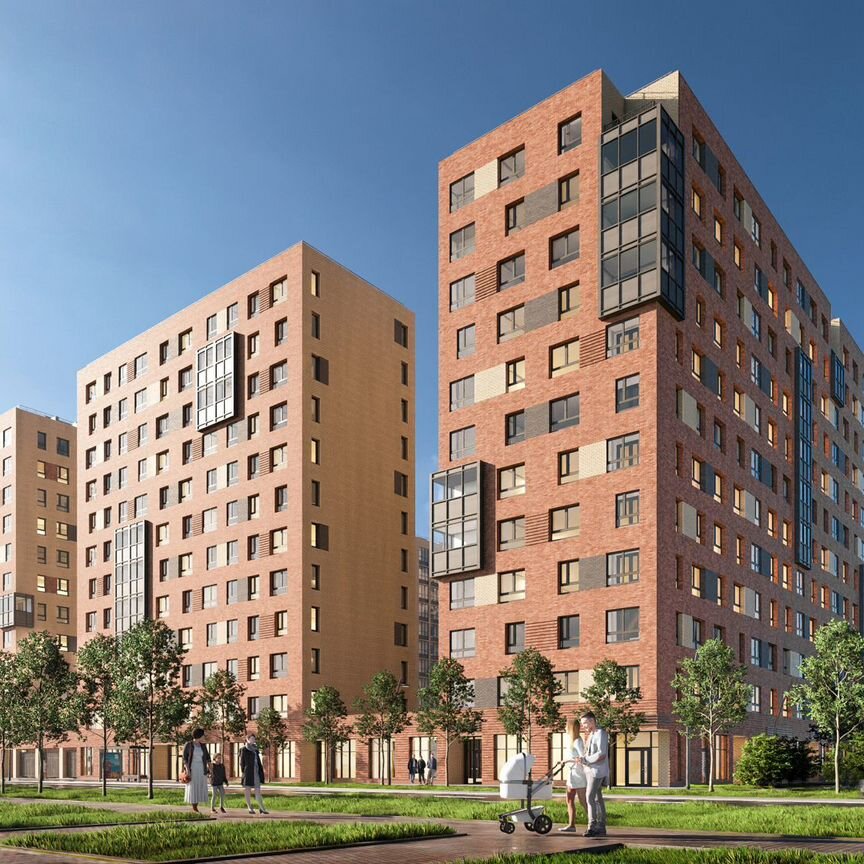 2-к. квартира, 46 м², 7/12 эт.