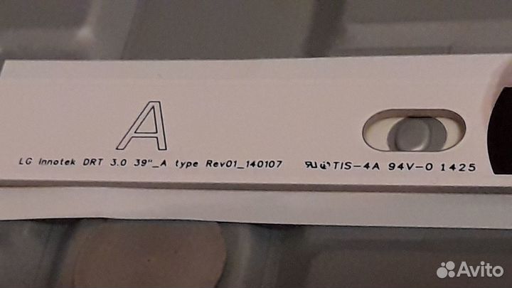 Led подсветка LG inotek DRT 3.0 39 6V LG39LB